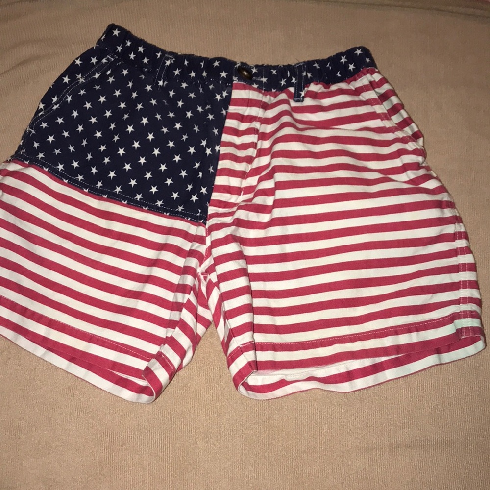Chubbies American flag shorts